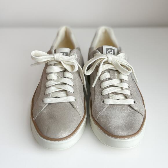 NEW* Cole Haan Women's Grandpro TopSpin Sneaker in Size 6 Metallic Gold $160 - Picture 3 of 7